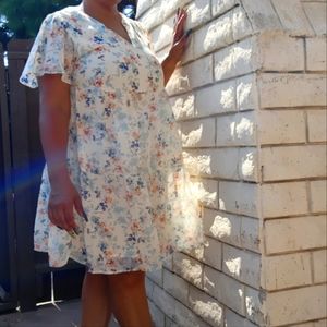 Floral baby doll dress